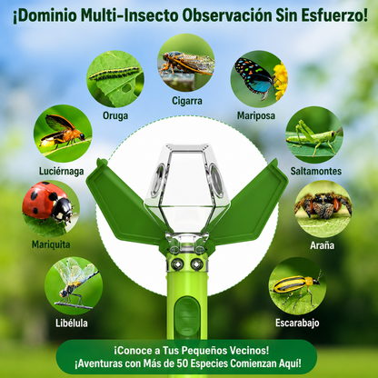 Atrapa Insectos con Lupa Integrada
